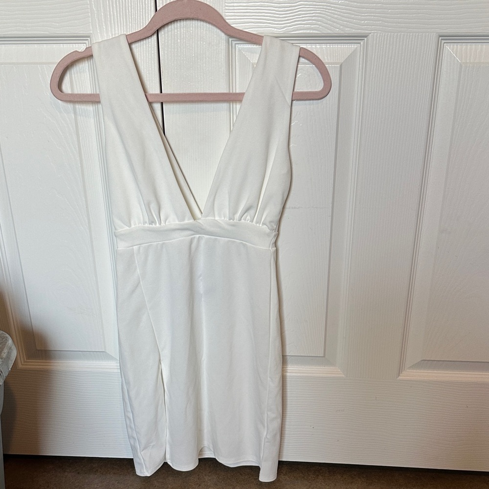 Nasty Gal White Mini Dress